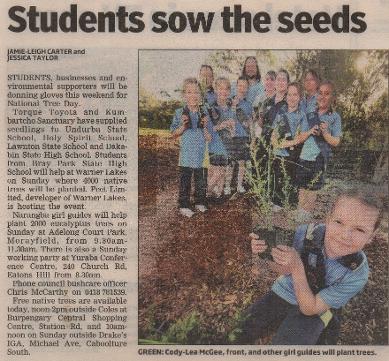 Narangba Guides in the 'Northern Times'.