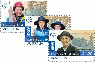 Australian Girl Guide Stamps
